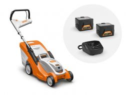 STIHL Akku-Rasenmäher RMA 339 C, Set mit 2 x Akku AK 20 sowie Standardladegerät AL 101